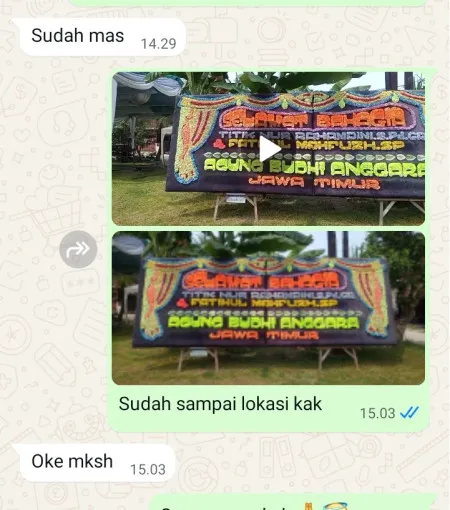 Pengiriman Papan Bunga Harapanjaya Bekasi Utara