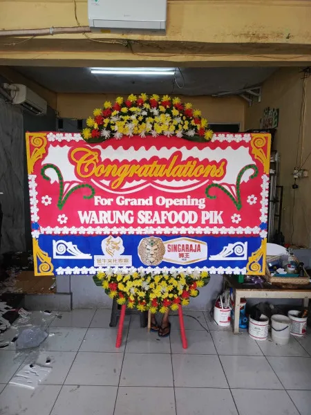 Papan Bunga Ucapan Selamat Harapanjaya Bekasi Utara