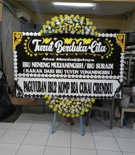 Papan Bunga Duka Harapanjaya Bekasi Utara